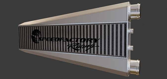 SpeedFactory Racing Intercooler Low-poly 3D model 2