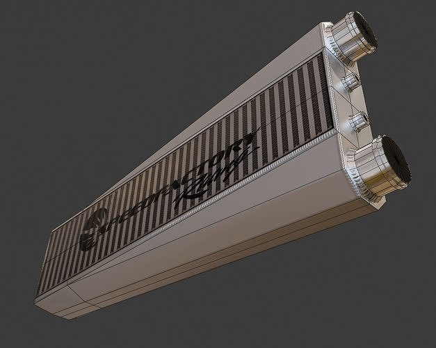 SpeedFactory Racing Intercooler Low-poly 3D model 6