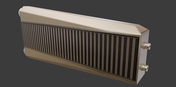 SpeedFactory Racing Intercooler Low-poly 3D model 4
