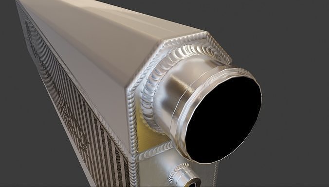 SpeedFactory Racing Intercooler Low-poly 3D model 7