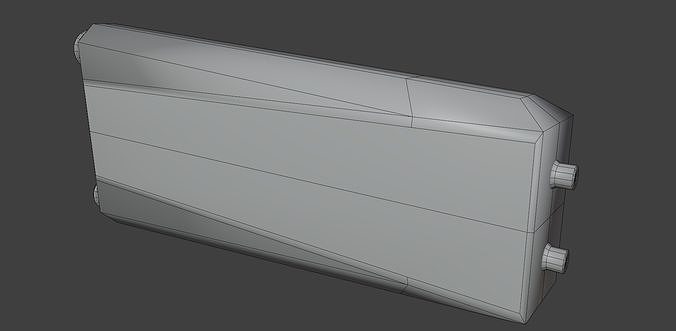 SpeedFactory Racing Intercooler Low-poly 3D model 5