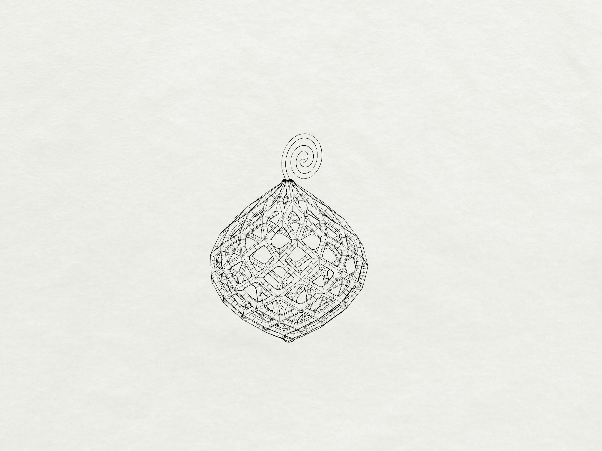 Christmas Tree Decoration Ball 3 3D print model_7