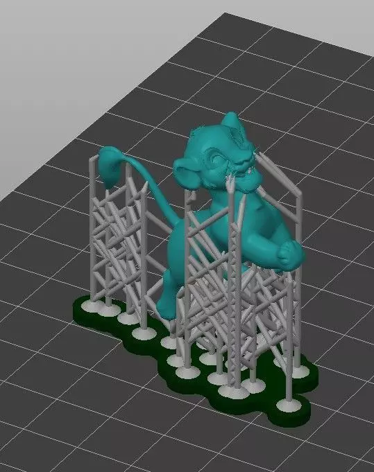 LION KING SIMBA TIMON AND PUMBA WALKING -  cutted 3D print model_12