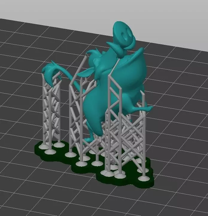 LION KING SIMBA TIMON AND PUMBA WALKING -  cutted 3D print model_7