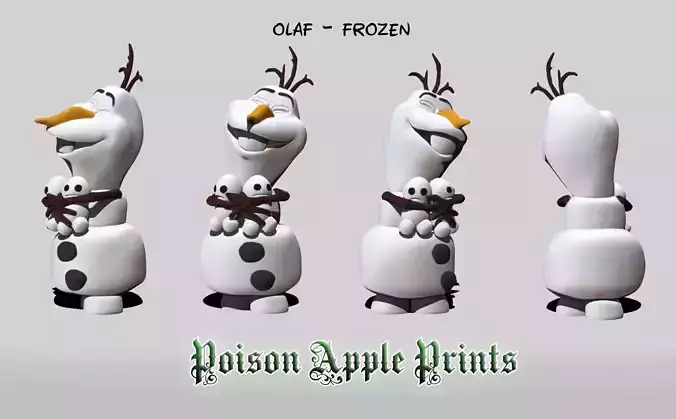 OLAF ORNAMENTAL - FROZEN 3D print model