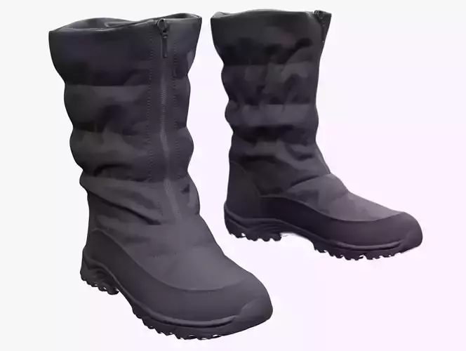 Boots 191 - All MH Bodies - UE5 Skeletons - Rigged Low-poly 3D model