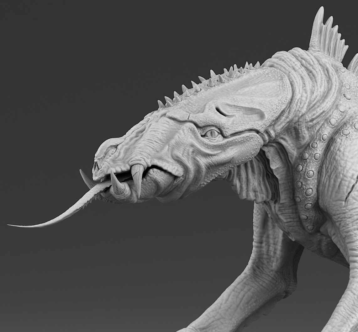 Alien horse 3D print model_4
