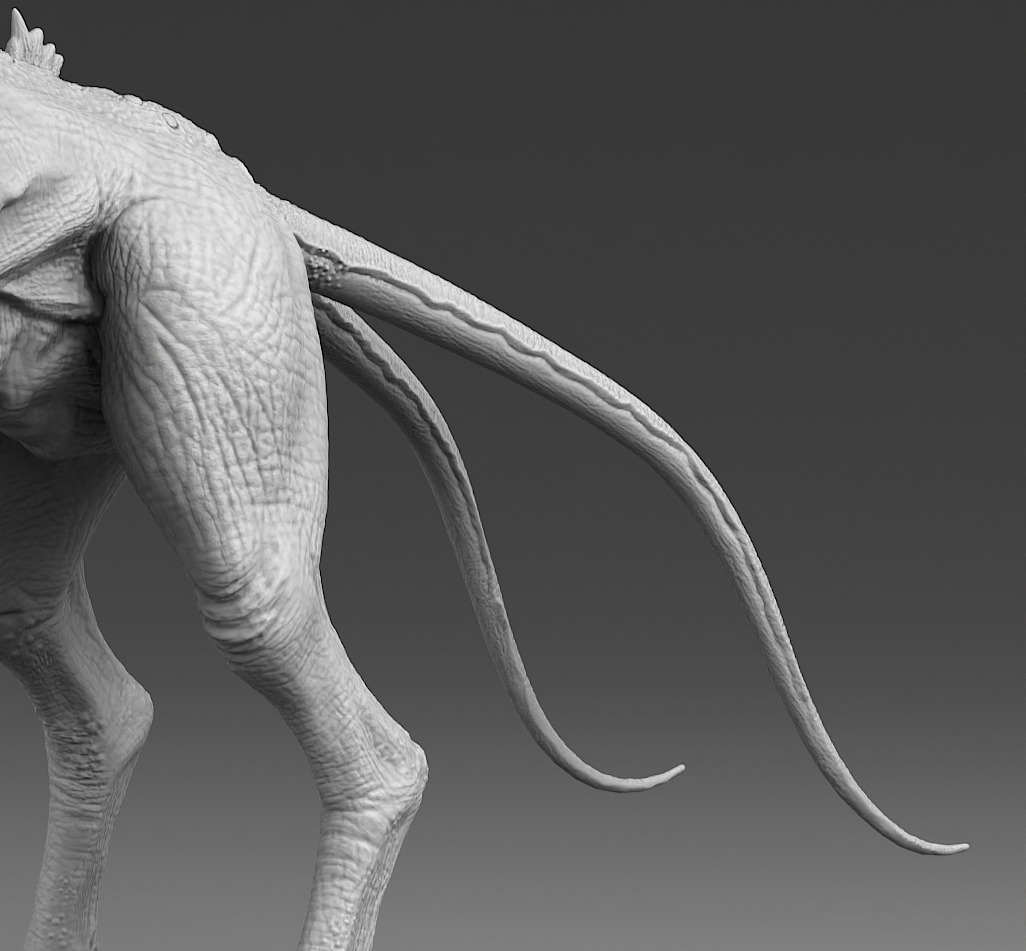 Alien horse 3D print model_6