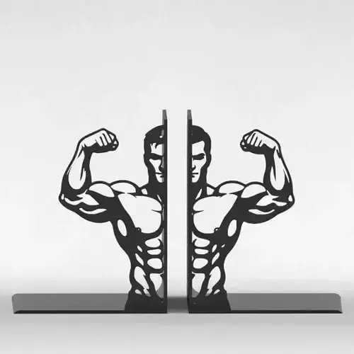 Muscle Man Bookends