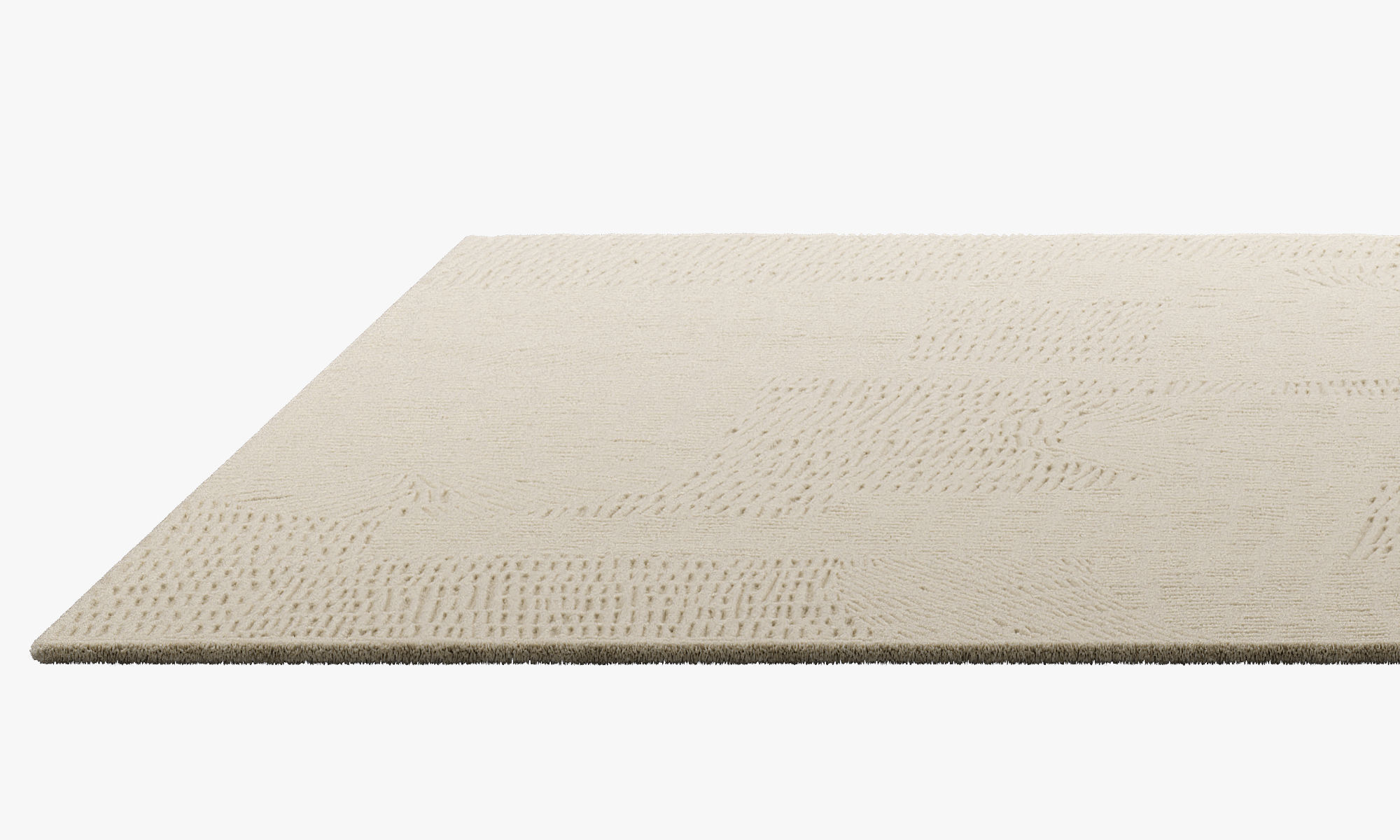 Poliform Trace Rectangular Rug 2 colors 3D model_3