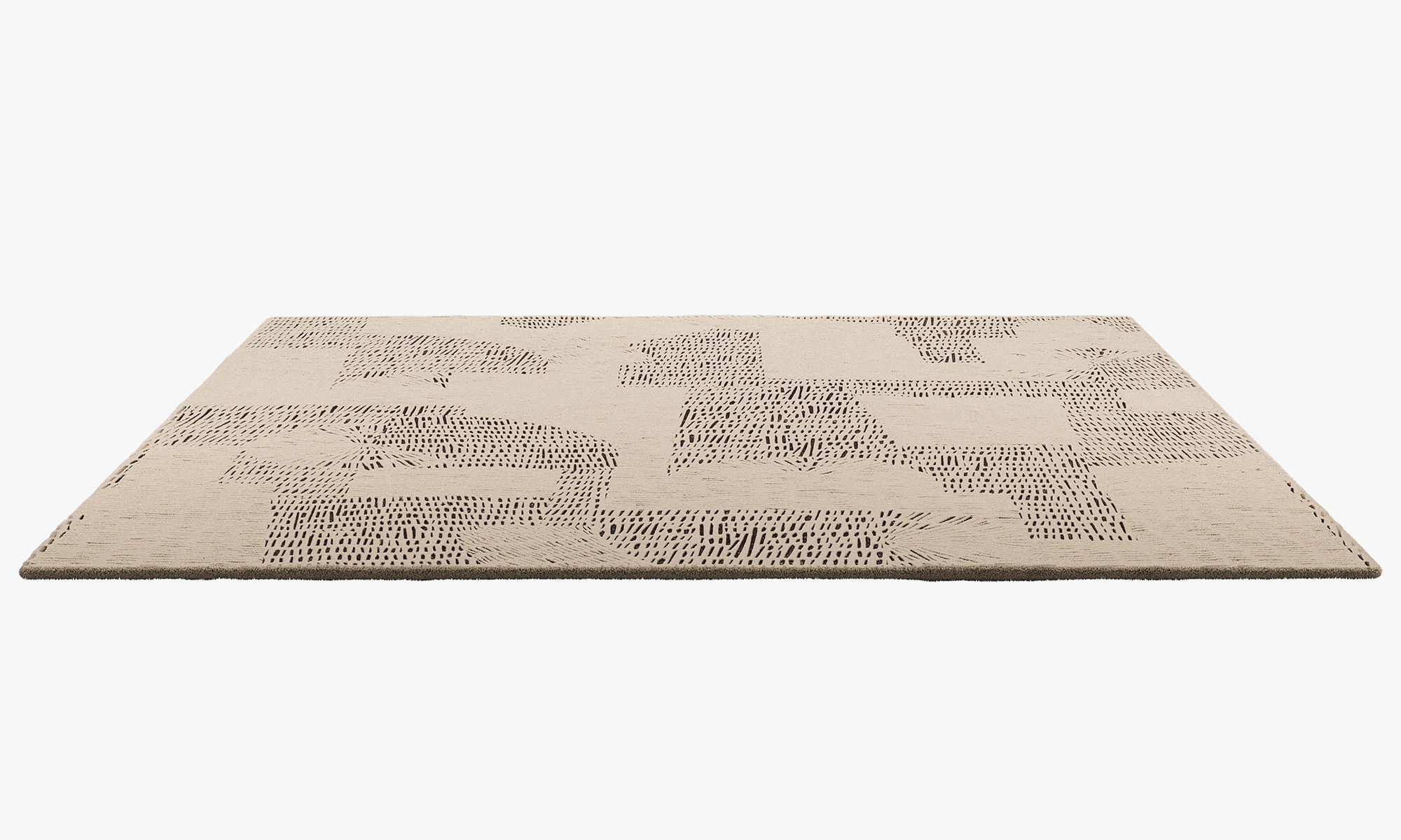 Poliform Trace Rectangular Rug 2 colors 3D model_14