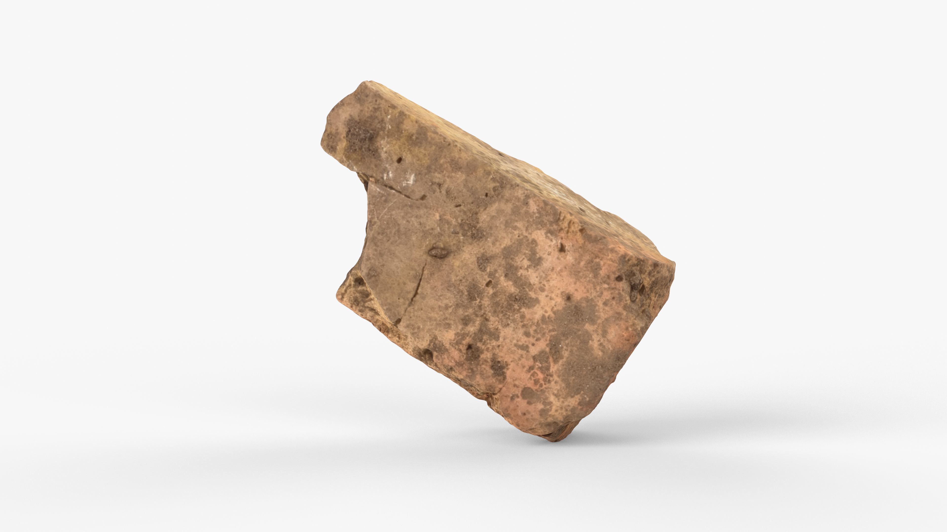 Photorealistic 3D scan of rock stone Low-poly 3D model_13