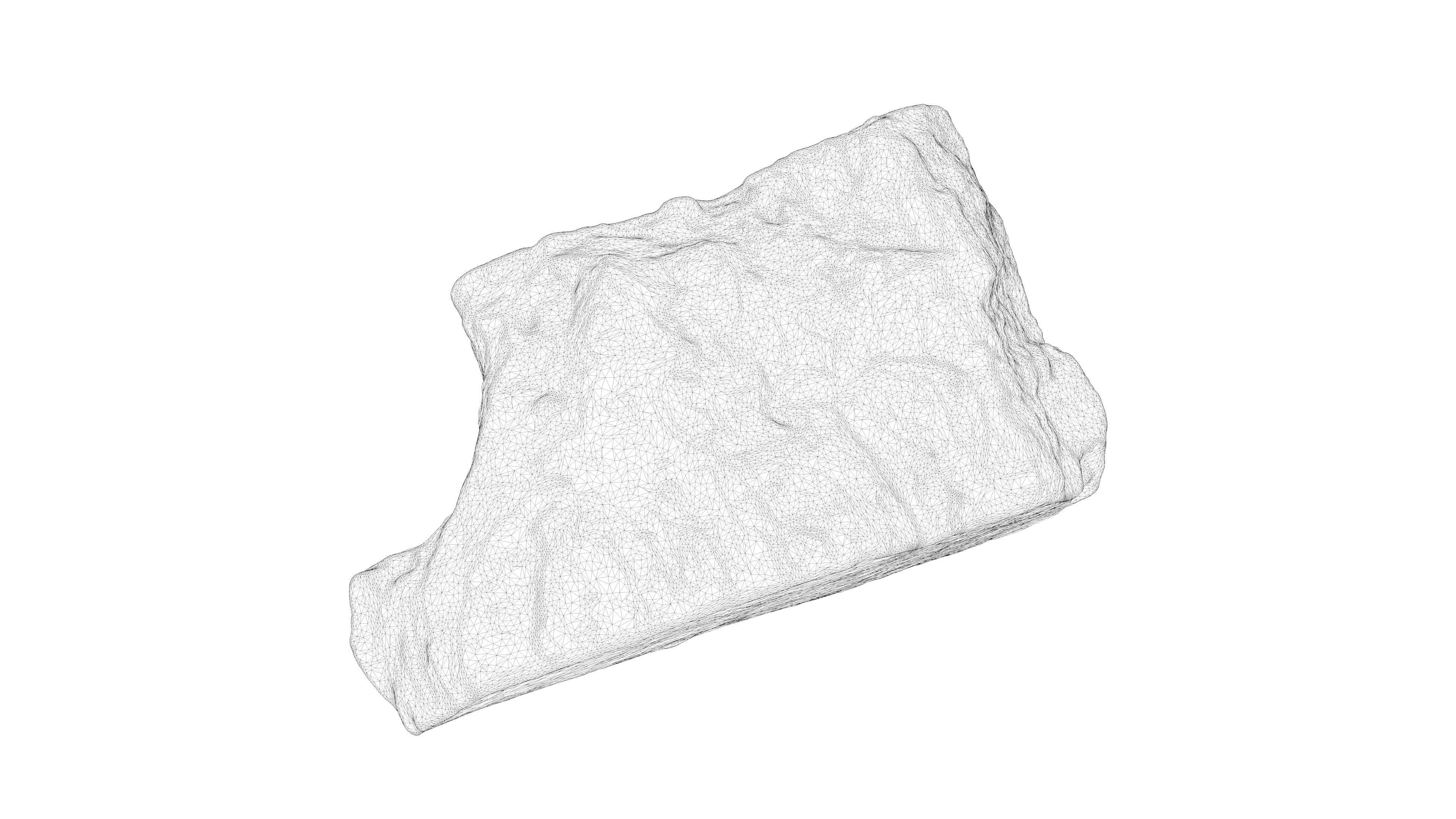 Photorealistic 3D scan of rock stone Low-poly 3D model_26