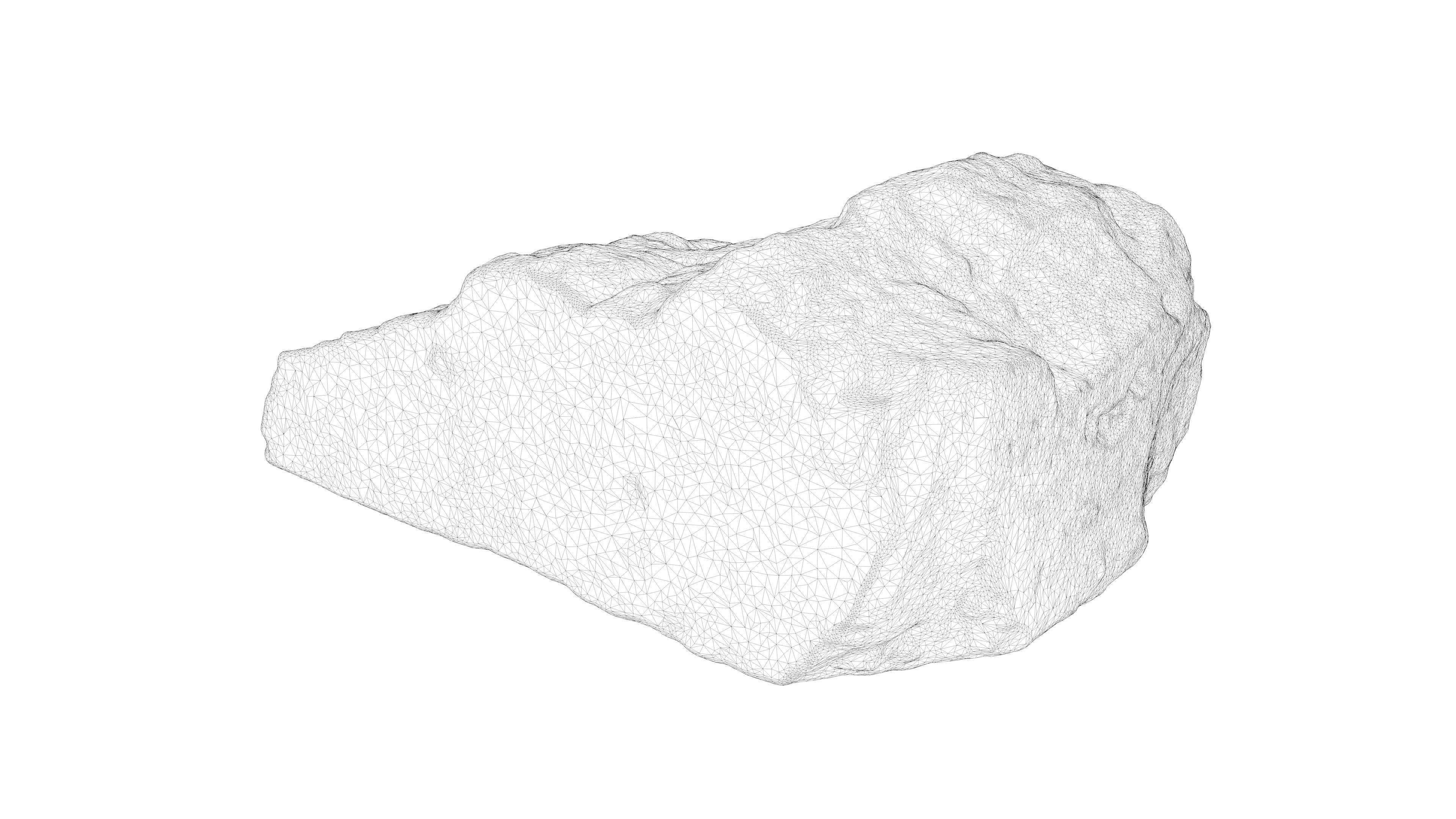 Photorealistic 3D scan of rock stone Low-poly 3D model_20