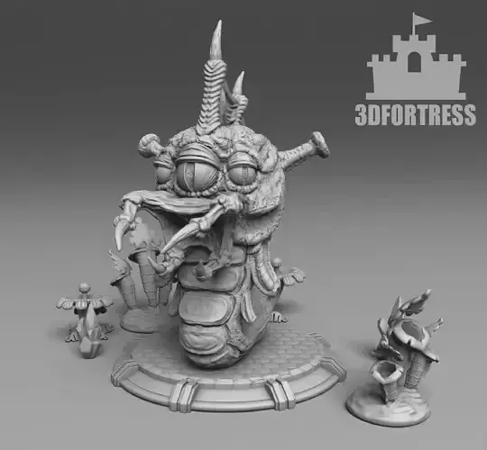 Alien Parasite 3D print model