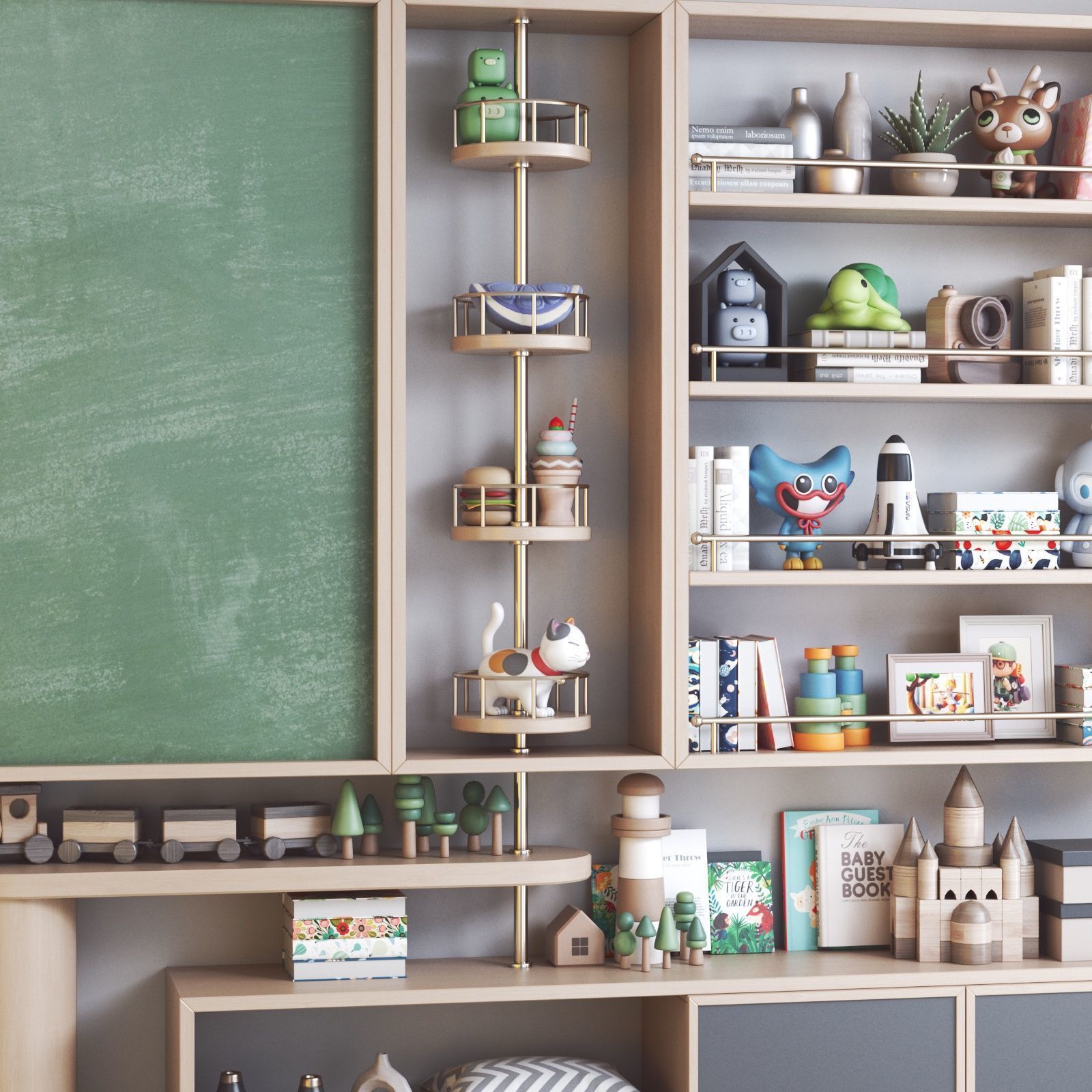 Furniture for nursery 26 3D model_1