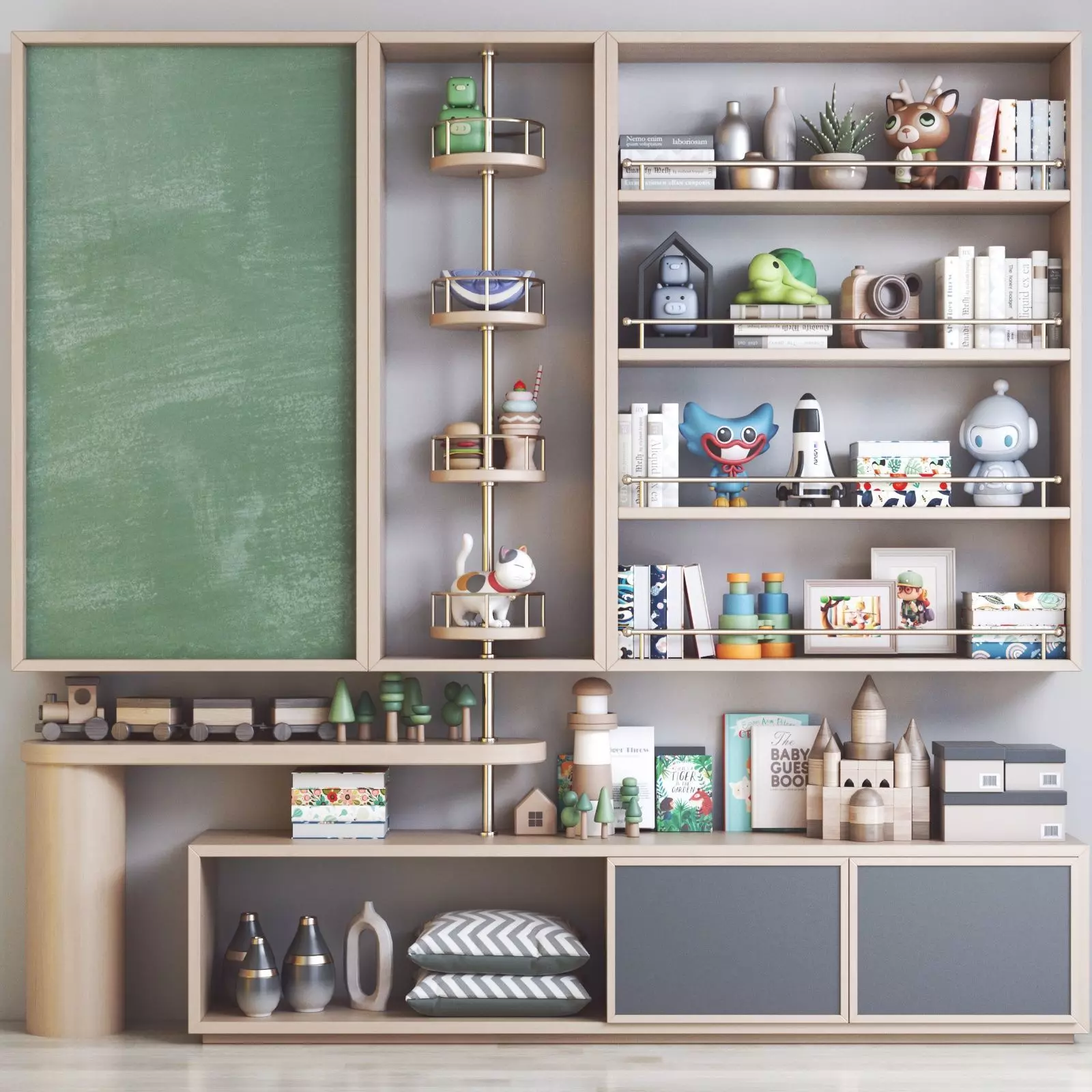 Furniture for nursery 26 3D model_0