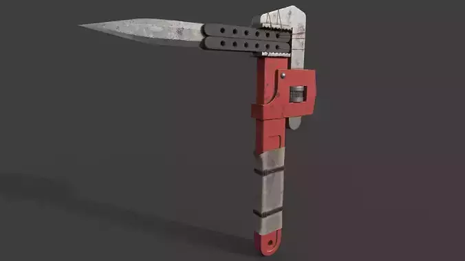 Wrench Weapon LowPoly