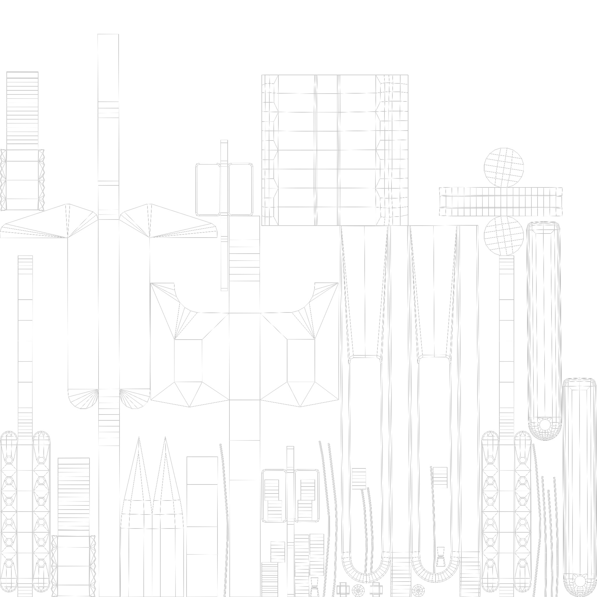 Wrench Weapon LowPoly Low-poly 3D model_6