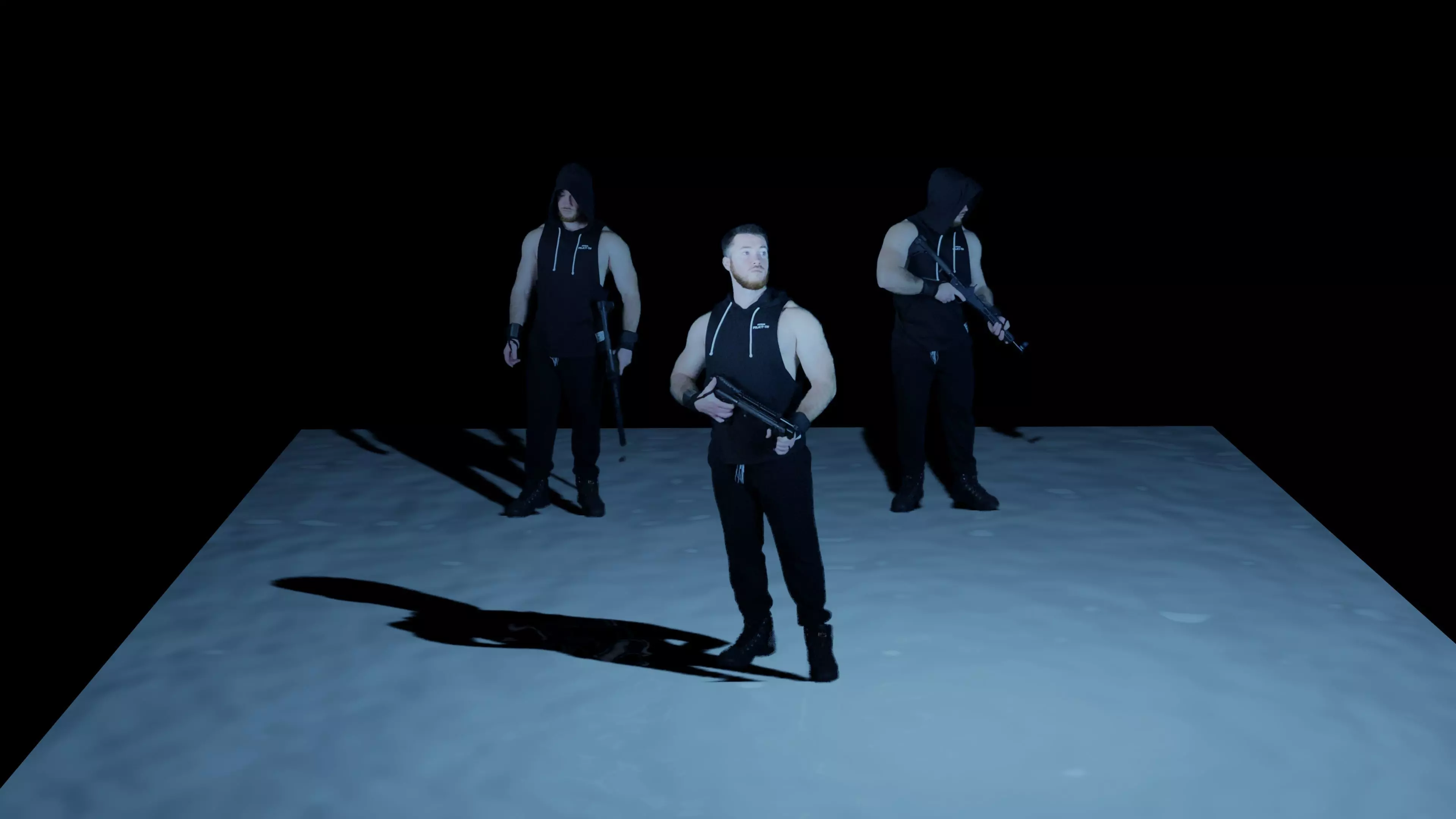 Green Screen Footage Blender Template Low-poly 3D model_0