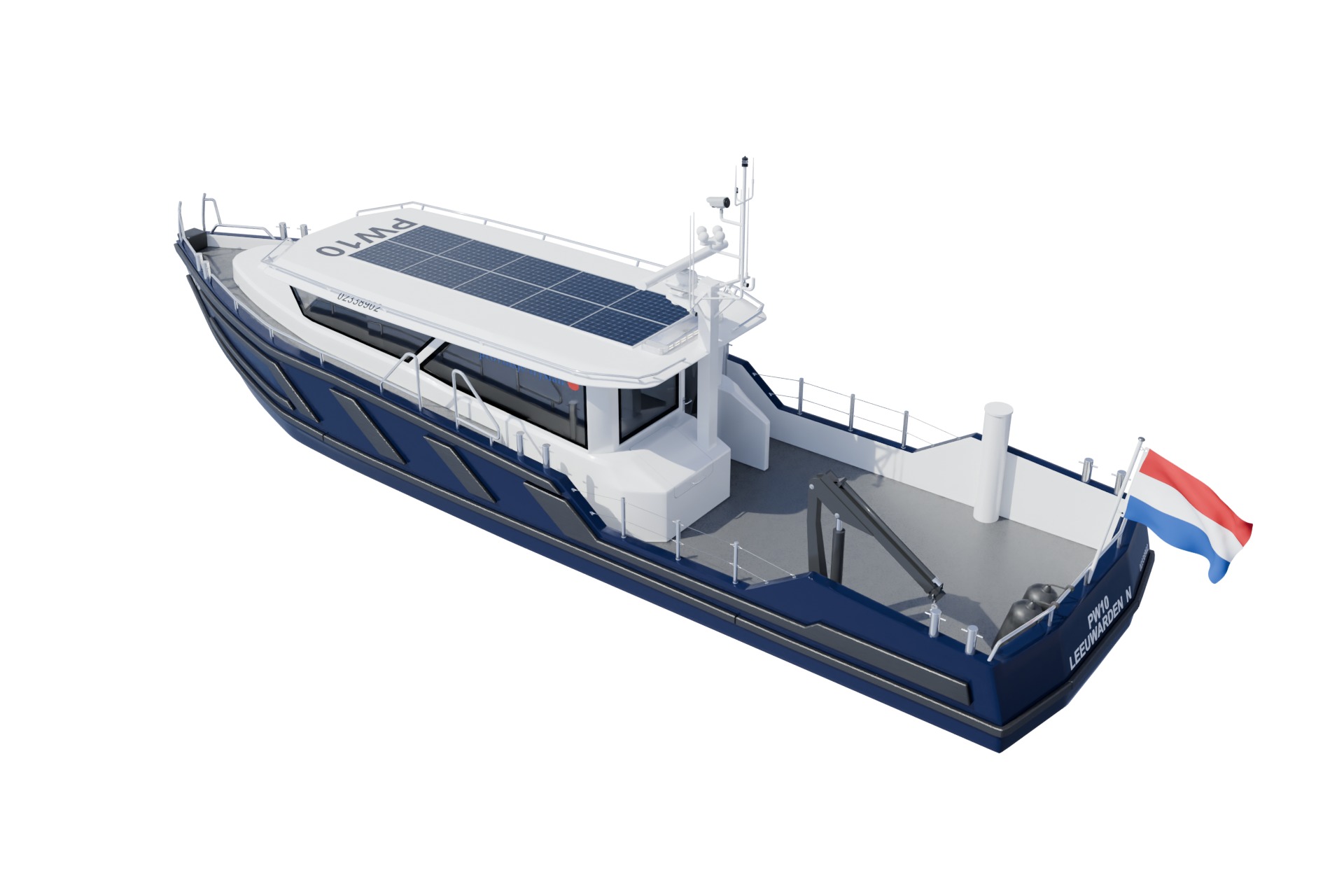 Provincie Friesland PW10 3D model_1