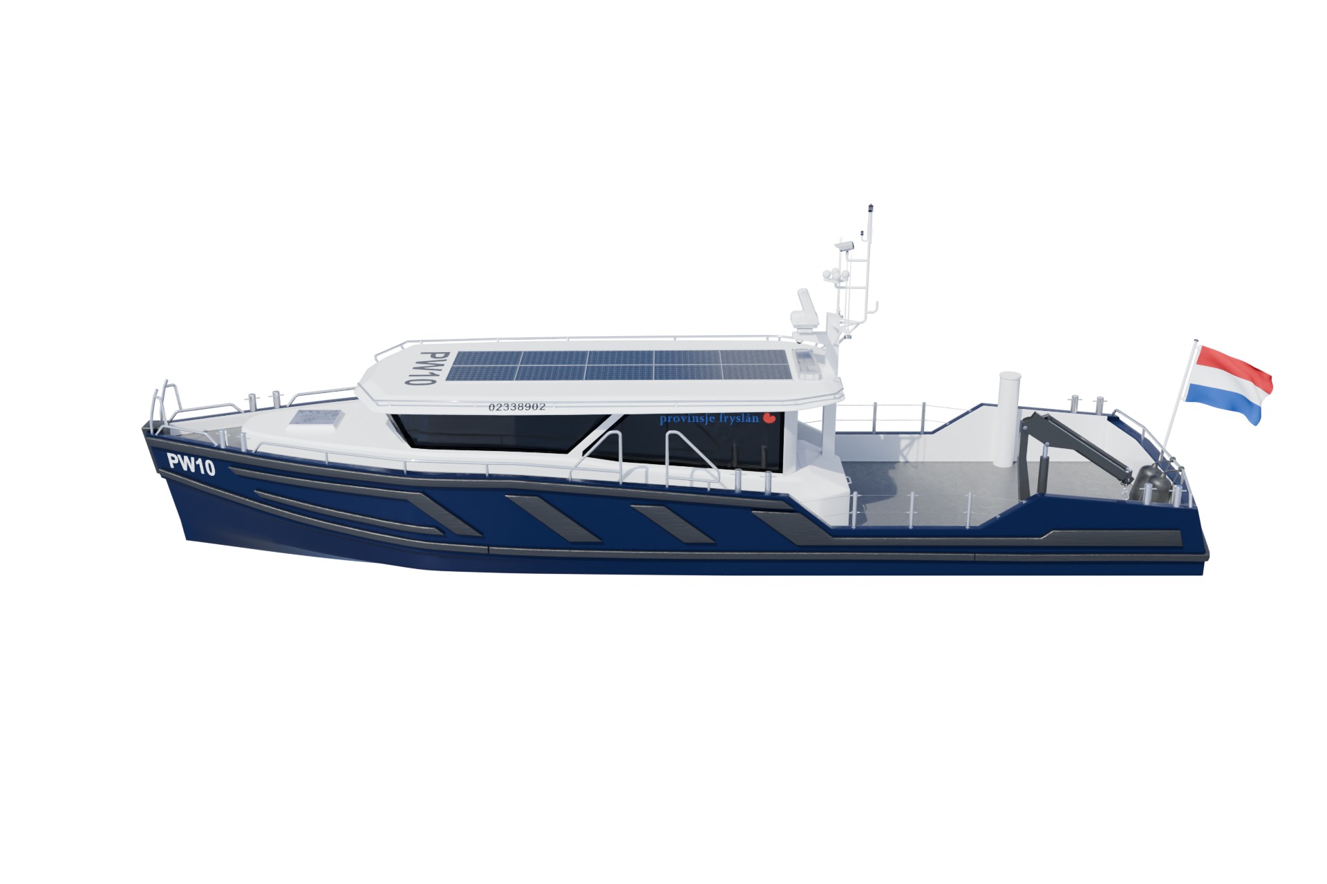 Provincie Friesland PW10 3D model_5