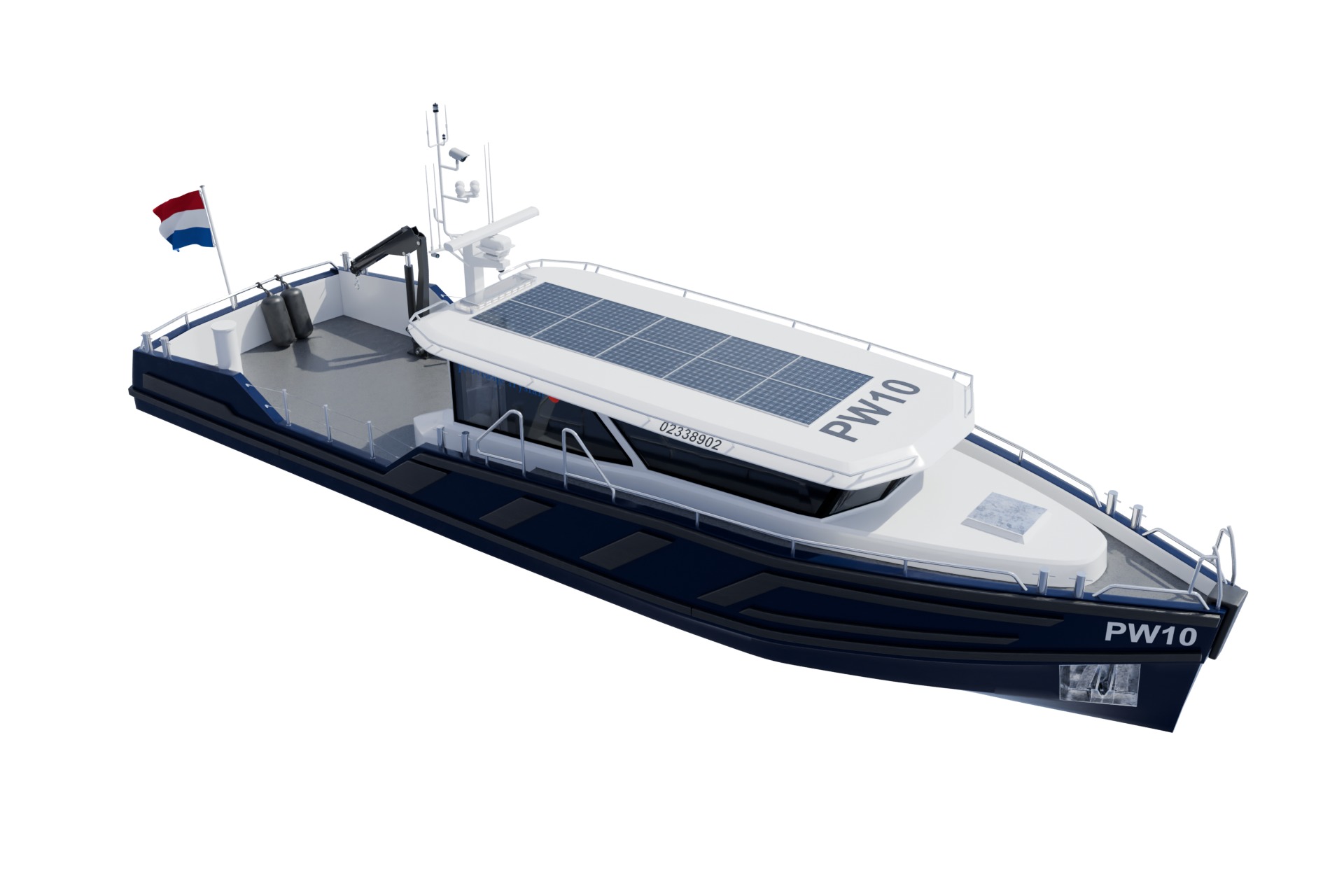 Provincie Friesland PW10 3D model_3