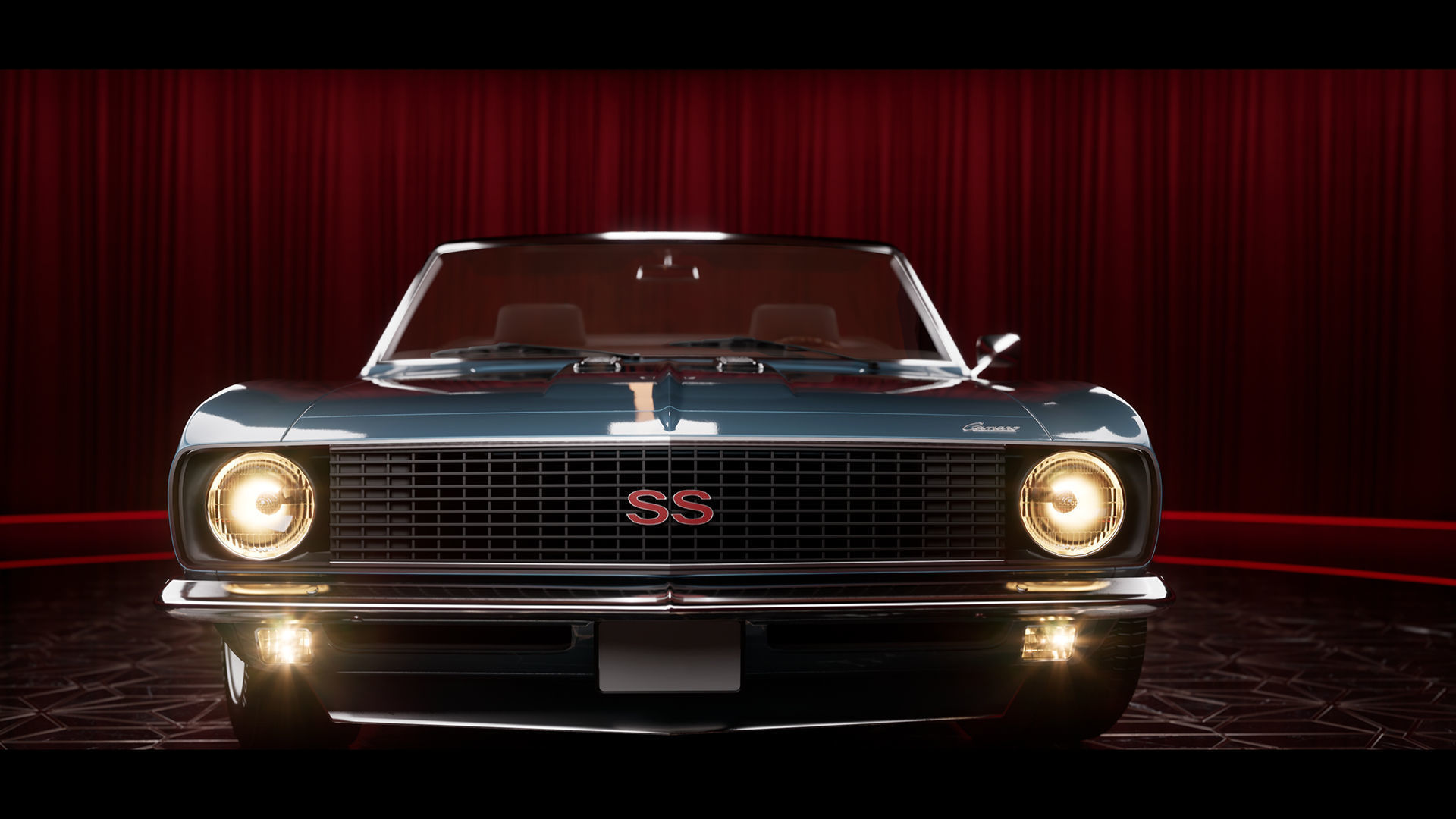 Car Studio Unreal Environment 3D model_3