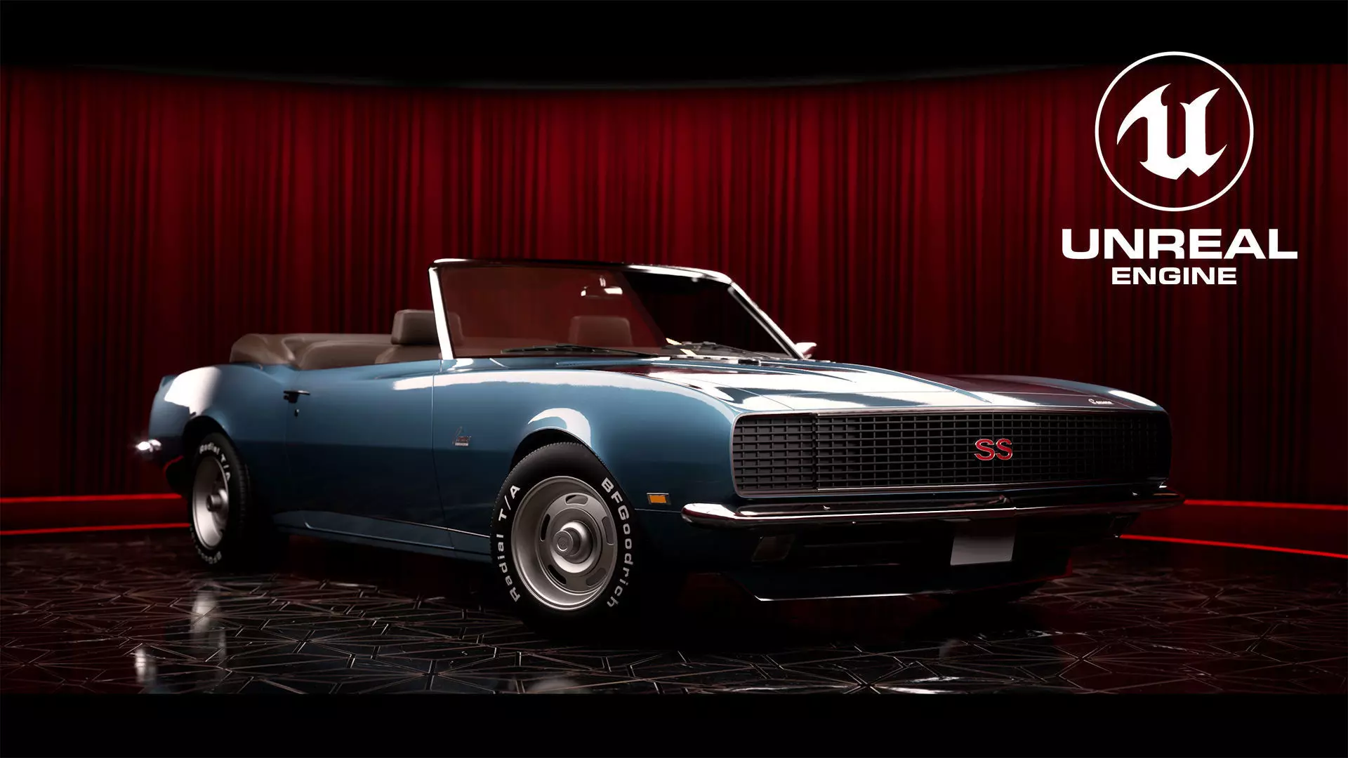 Car Studio Unreal Environment 3D model_0