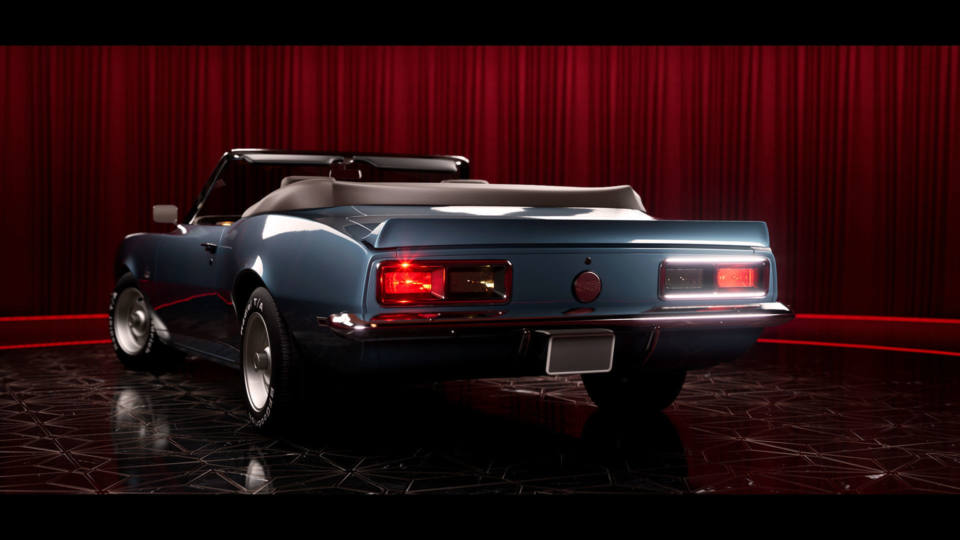 Car Studio Unreal Environment 3D model_4