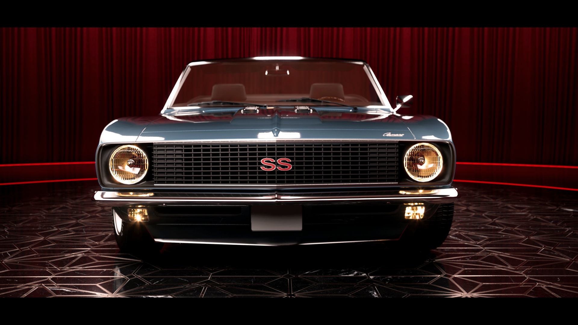 Car Studio Unreal Environment 3D model_7