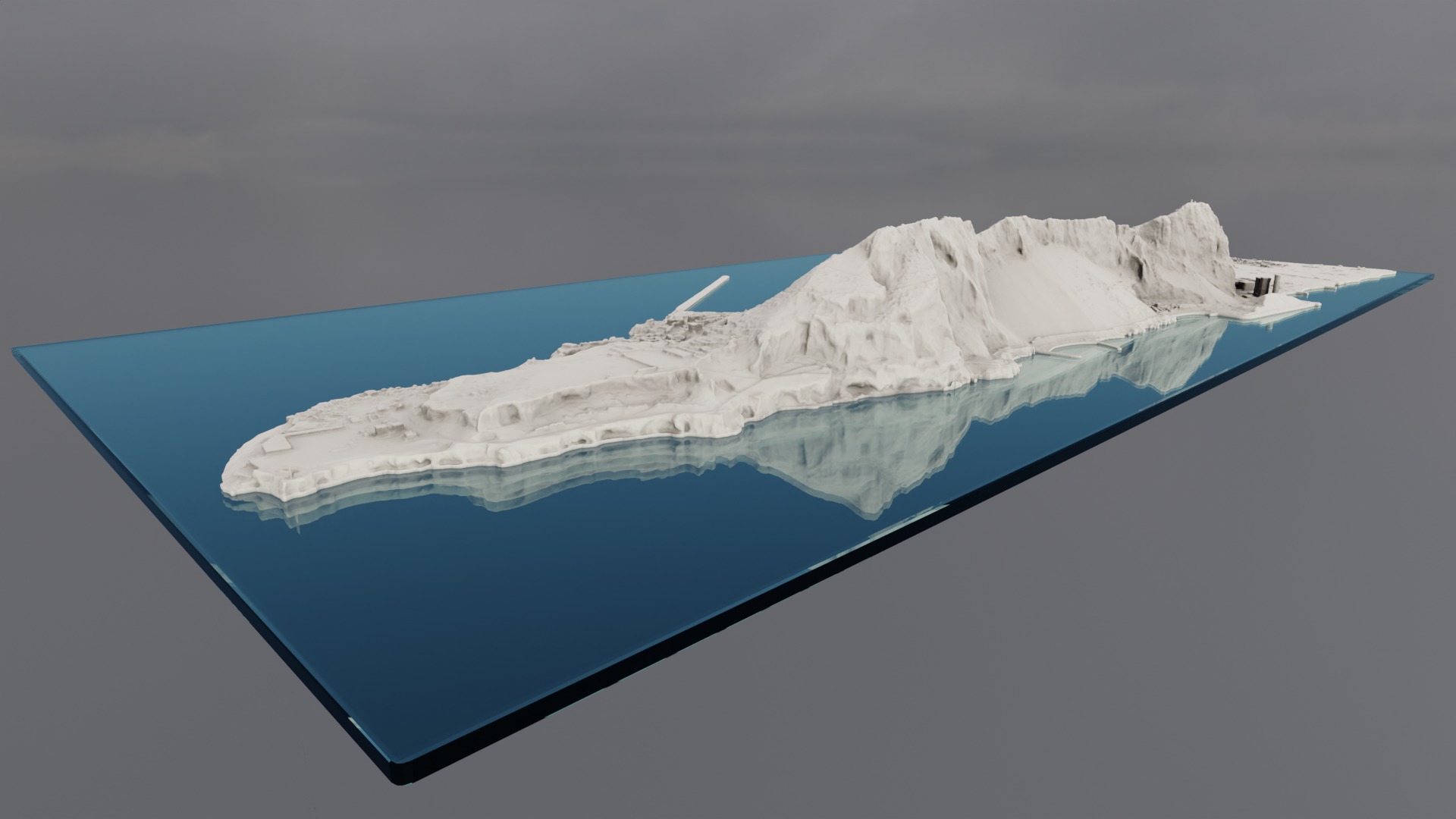 Gibraltar Multipurpose 3D Terrain Model 3D model_20