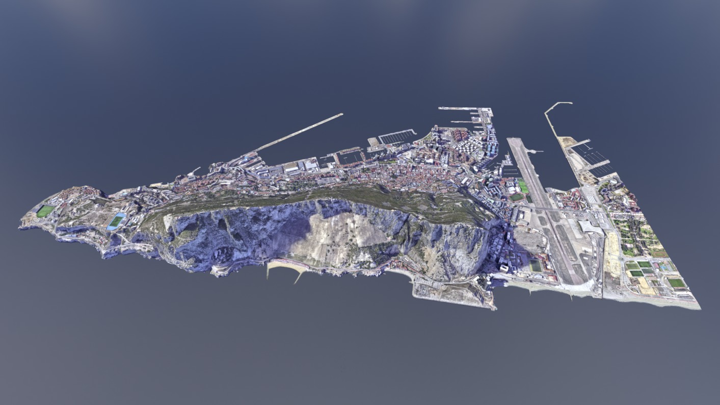 Gibraltar Multipurpose 3D Terrain Model 3D model_6