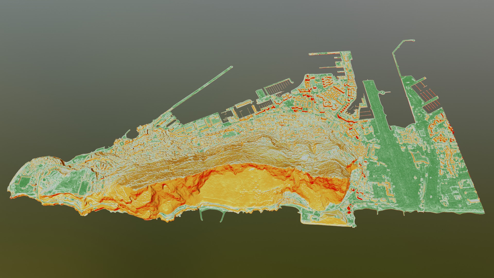 Gibraltar Multipurpose 3D Terrain Model 3D model_43