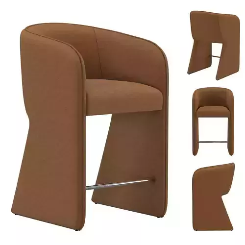 Leo Fabric Dining Bar Counter Stool