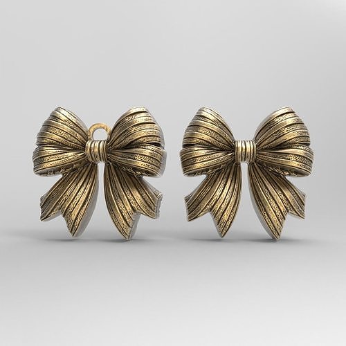 christmas bow decor  3D print model