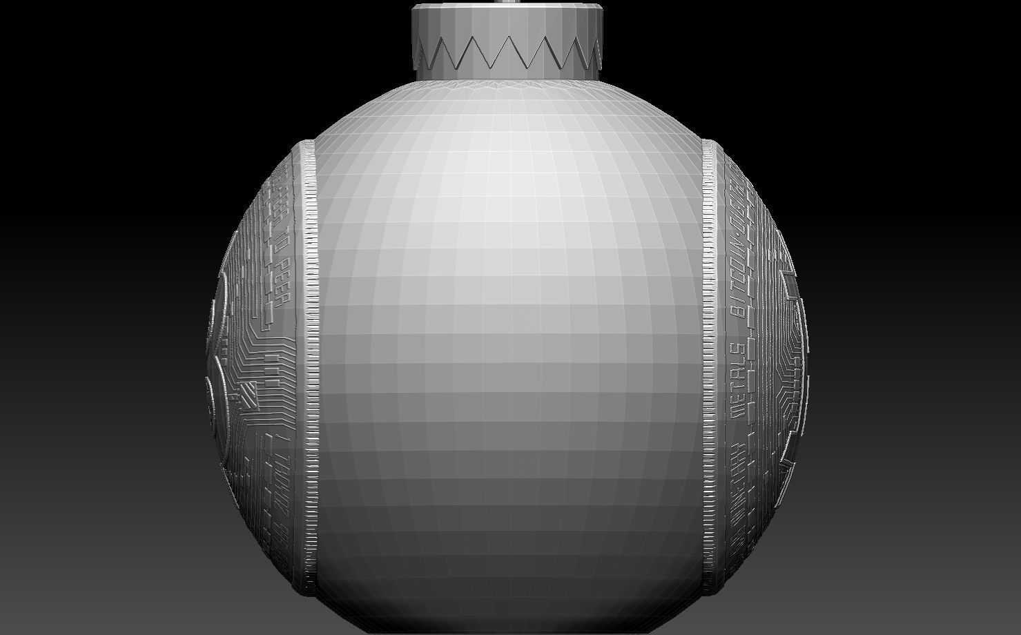 Christmas Tree Ornament - BITCOIN THEMED CHRISTMAS TREE ORNAMENT 3D print model_14