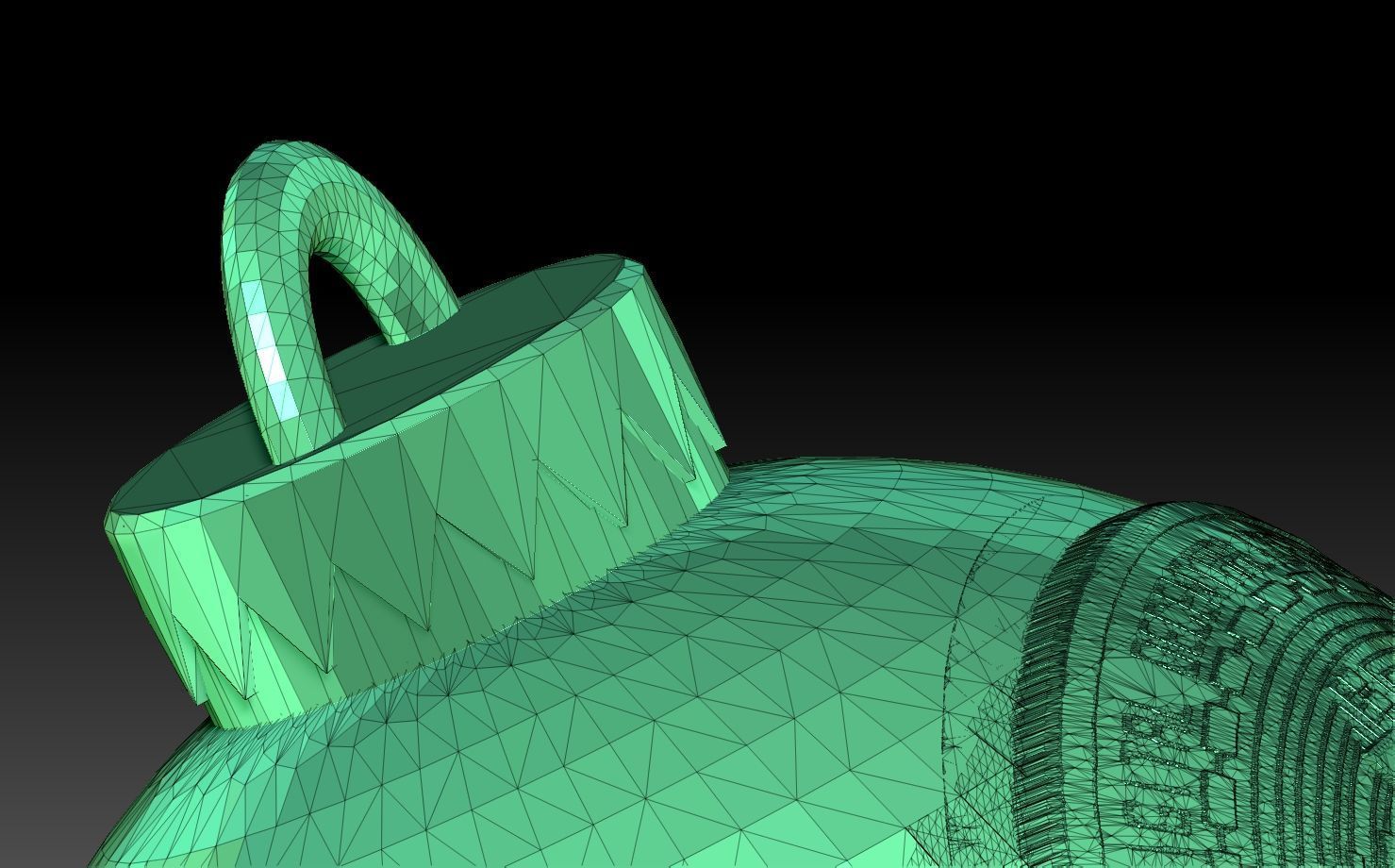 Christmas Tree Ornament - BITCOIN THEMED CHRISTMAS TREE ORNAMENT 3D print model_15