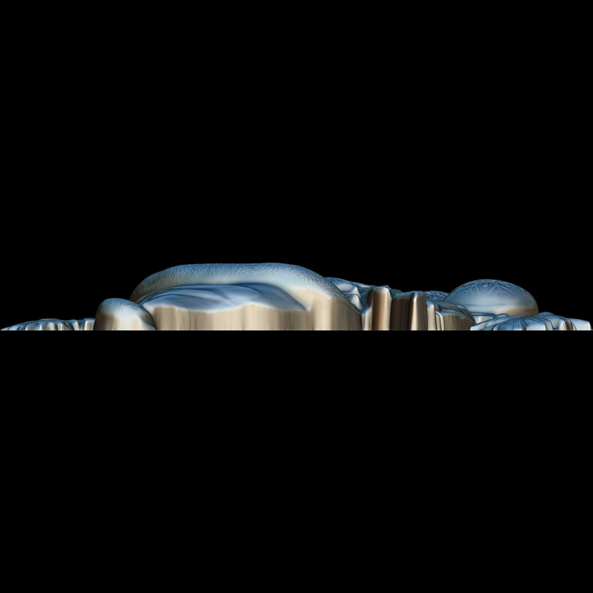 The Owl of Christmas Relief STL file for 3d Printing or CNC 3D print model_10