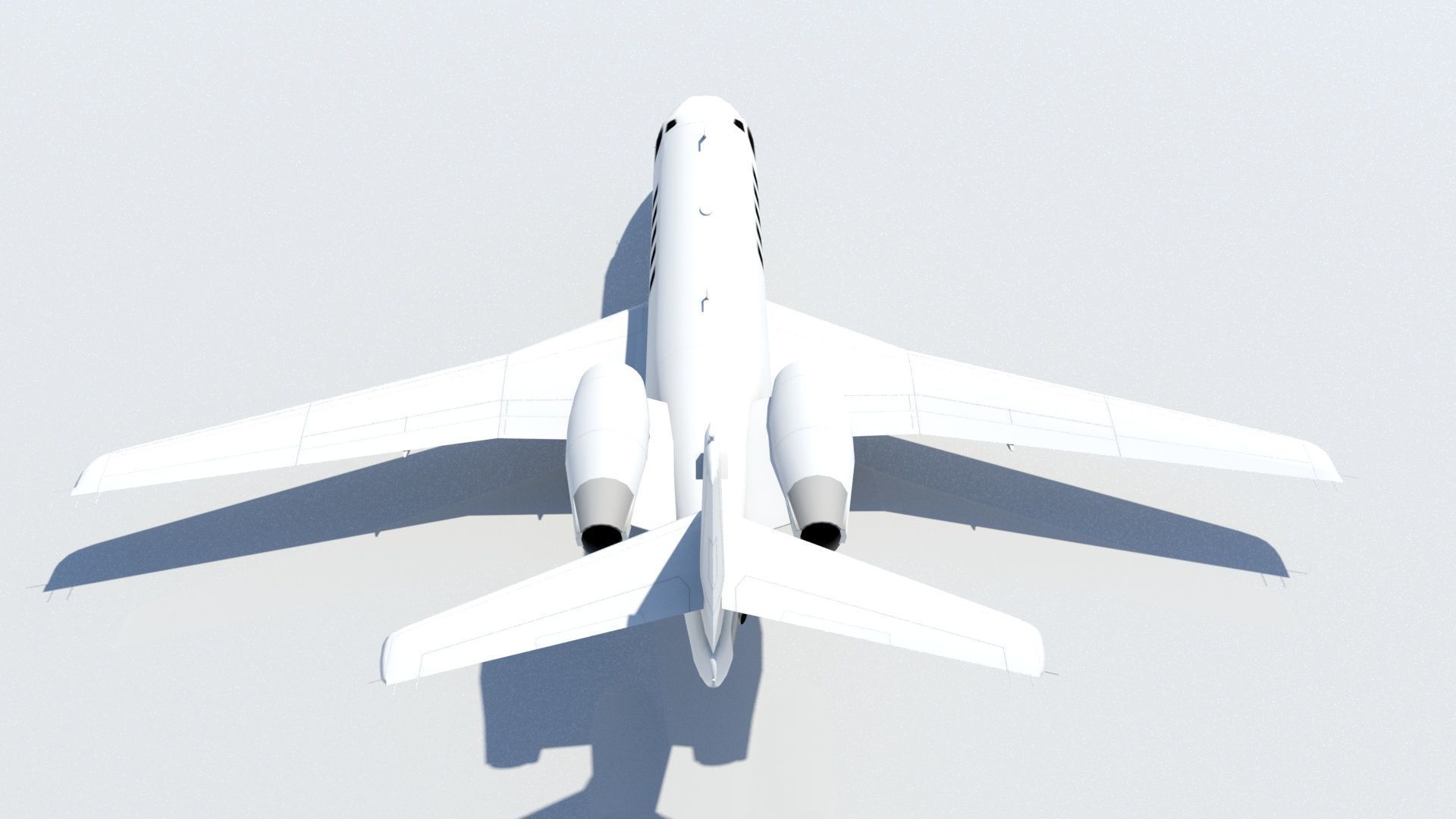 Astra 1125 G100 low poly static Low-poly 3D model_3