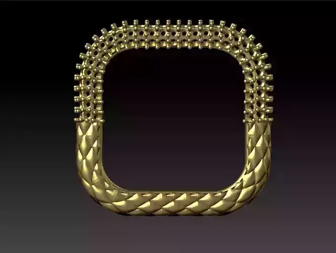 Square Snake Ladies Ring 