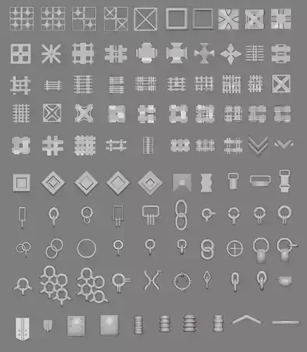 100 Mutiple Objects for chains
