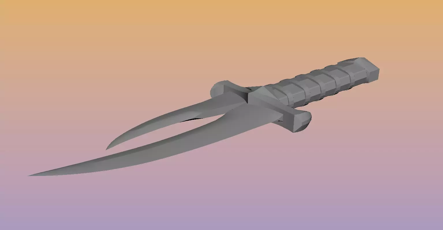 Tarkov Cultist Knife 3D model | CGTrader