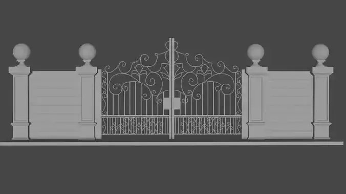 Game Ready 3D Gate Models Ideal for Developers