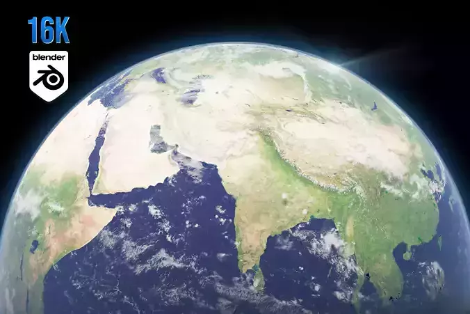 Photorealistic Earth 16K 