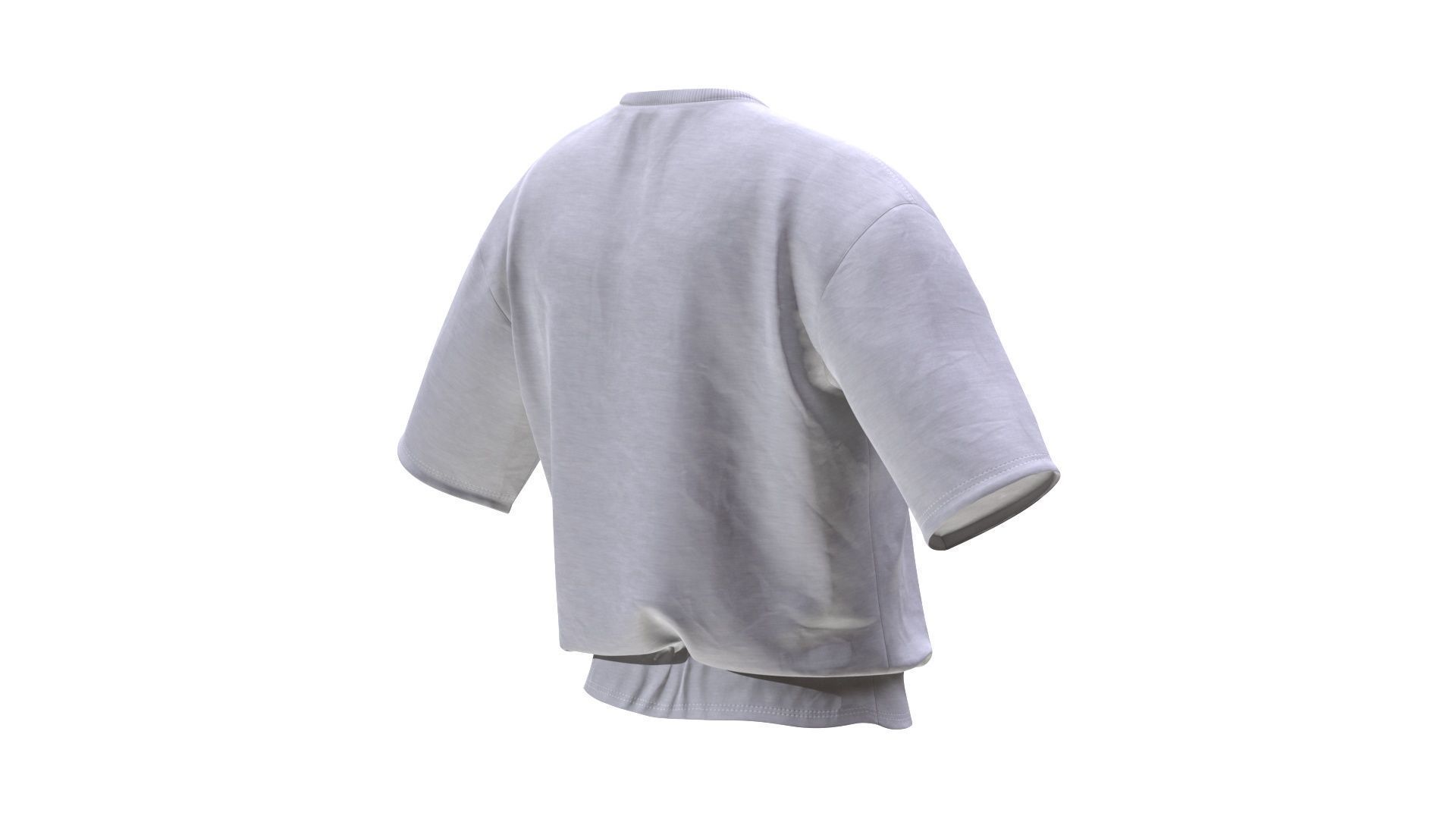 TShirt 205 - All MH Bodies - UE5 Skeletons - Rigged Low-poly 3D model_4