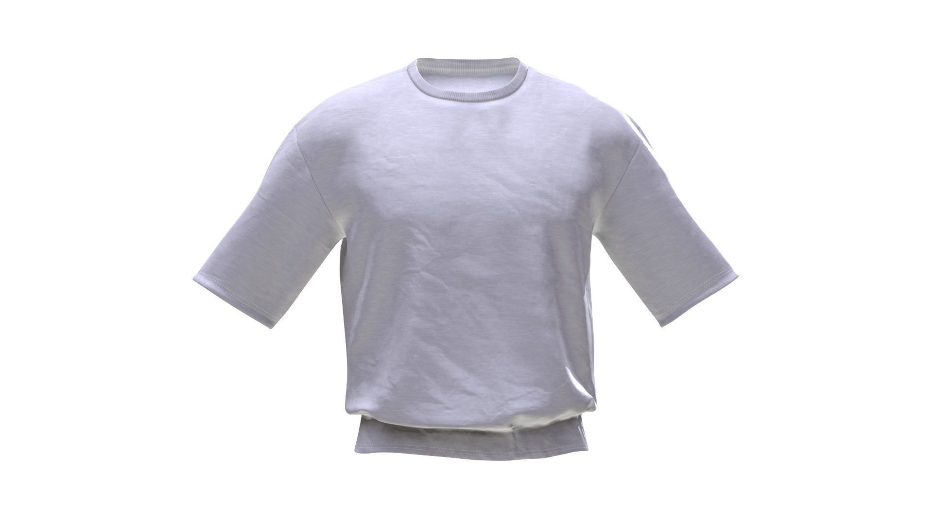 TShirt 205 - All MH Bodies - UE5 Skeletons - Rigged Low-poly 3D model_6