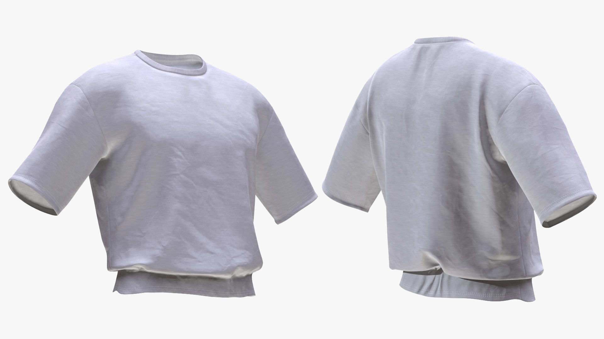 TShirt 205 - All MH Bodies - UE5 Skeletons - Rigged Low-poly 3D model_3