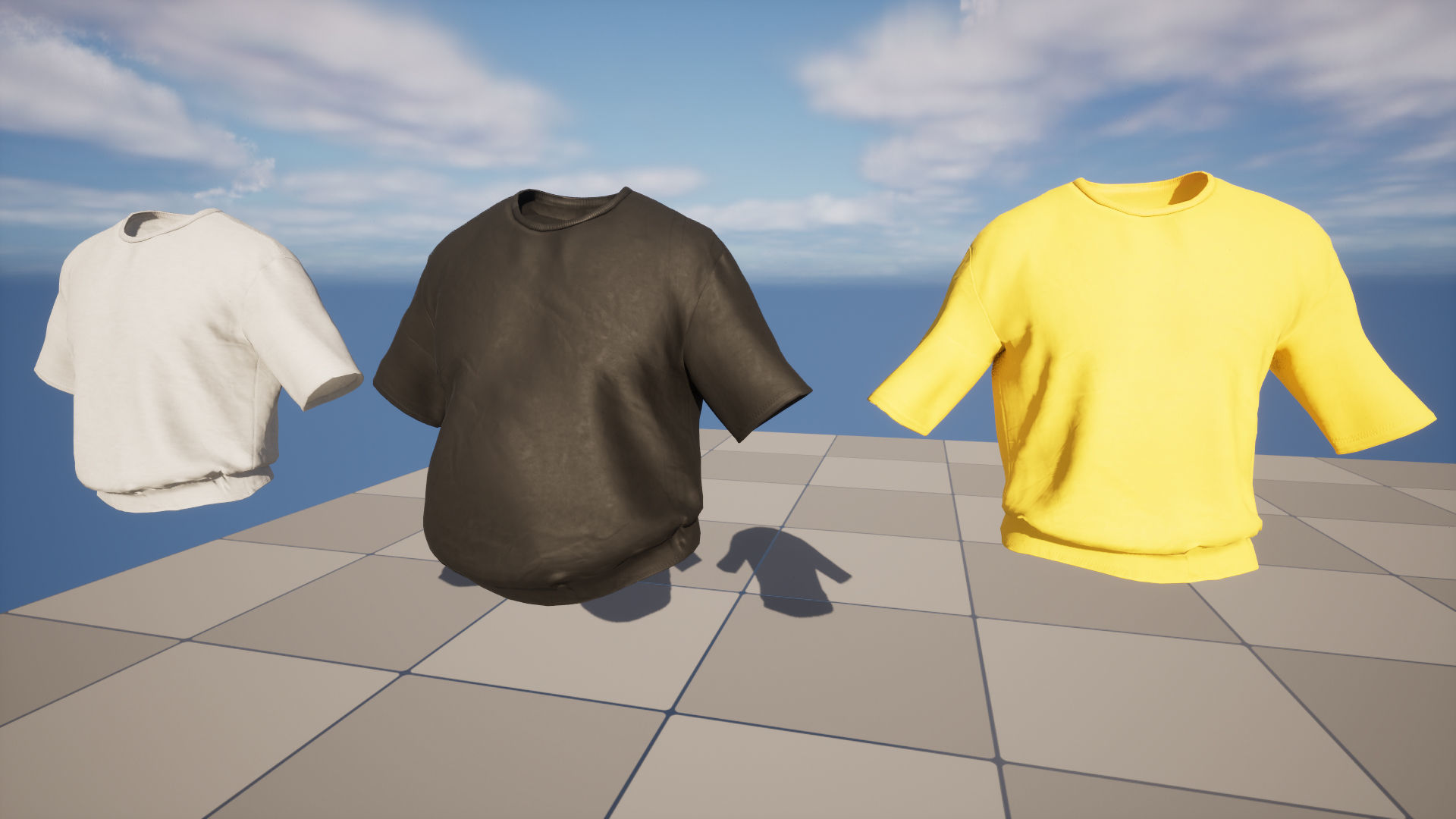 TShirt 205 - All MH Bodies - UE5 Skeletons - Rigged Low-poly 3D model_17