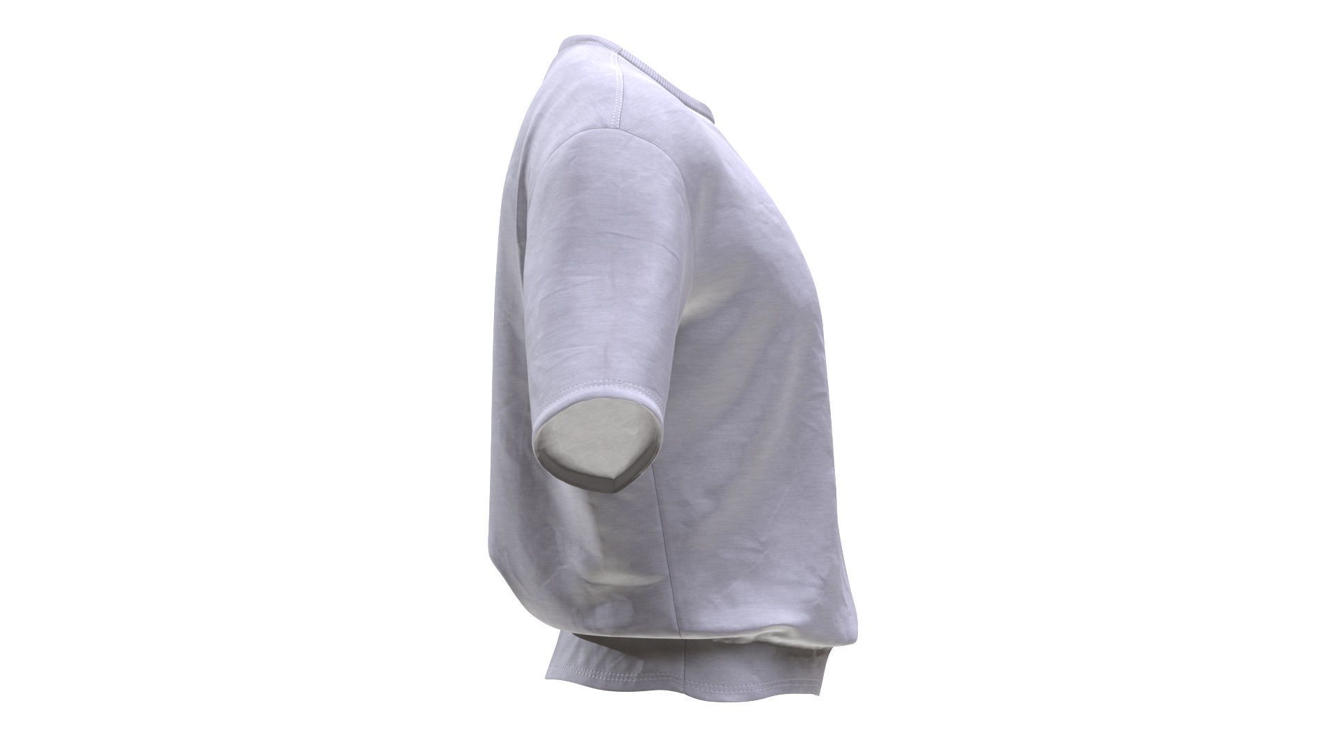 TShirt 205 - All MH Bodies - UE5 Skeletons - Rigged Low-poly 3D model_5